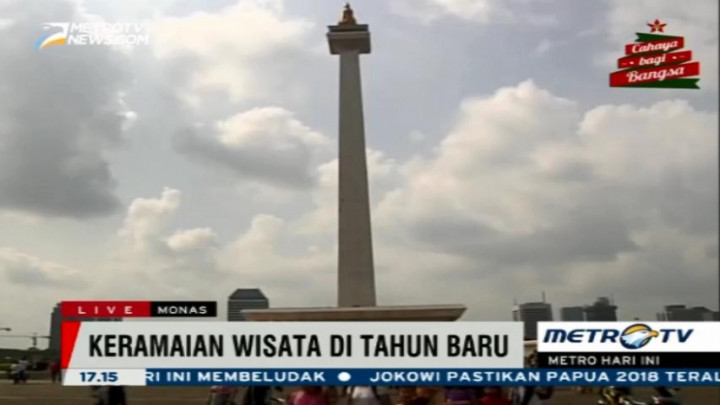Hari Ini, Lebih dari 30 Ribu Pengunjung Padati Monas 