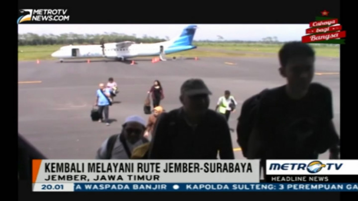 Sempat Ditutup, Bandara Notohadinegoro Jember Kembali Dibuka