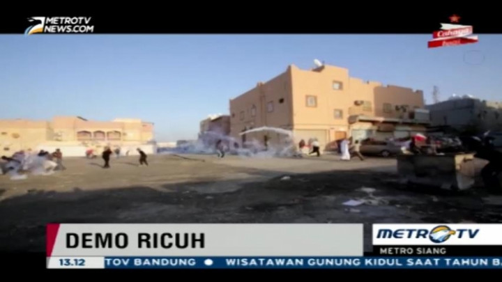 Demonstran dan Polisi Terlibat Bentrok di Bahrain