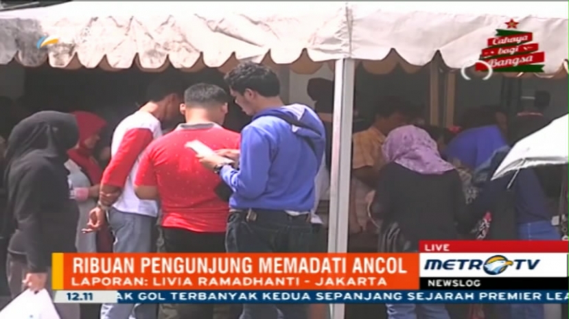 Hari Terakhir Libur, Ancol Masih Dipadati Pengunjung 