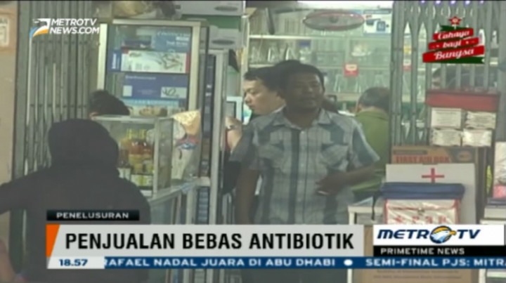 Penelusuran Penjualan Bebas Antibiotik 