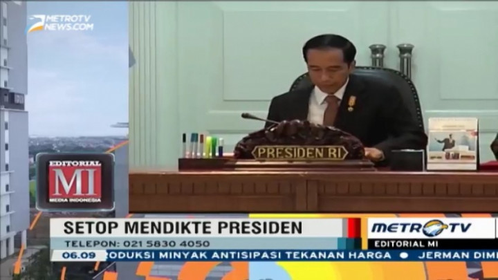 Setop Mendikte Presiden