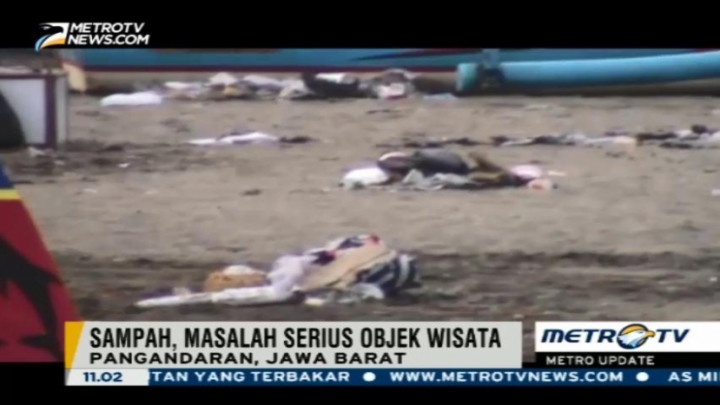 Pascalibur Panjang, Sampah Berserakan di Pangandaran