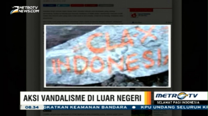 Ini Aksi Vandalisme Wisatawan Indonesia di Luar Negeri