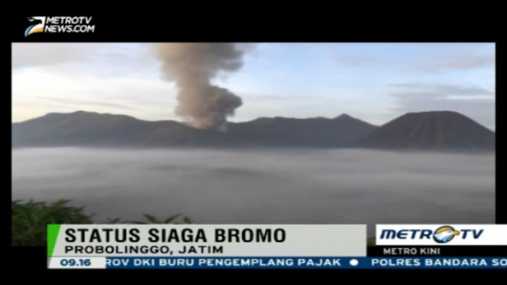 Aktivitas Vulkanis Gunung Bromo Menurun 