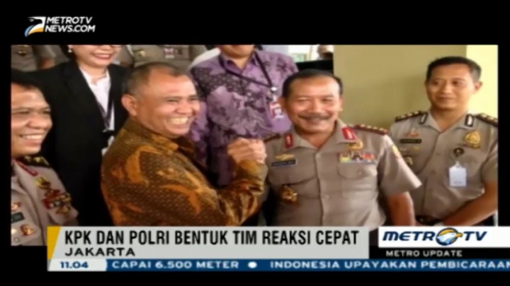 KPK-Polri Sepakat Bentuk Tim Reaksi Cepat