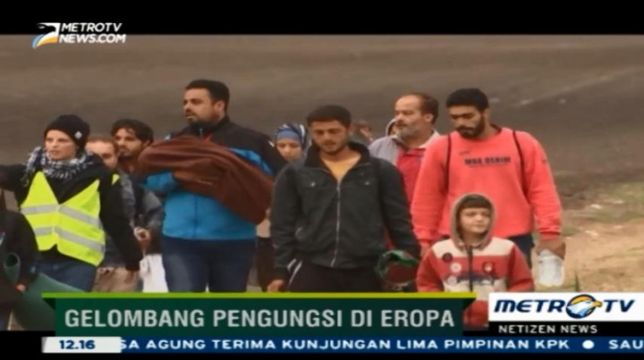 Gelombang Sejuta Pengungsi ke Eropa di Tahun 2015