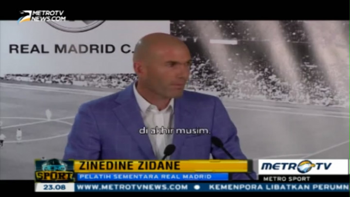 Zidane Janjikan Trofi untuk Real Madrid