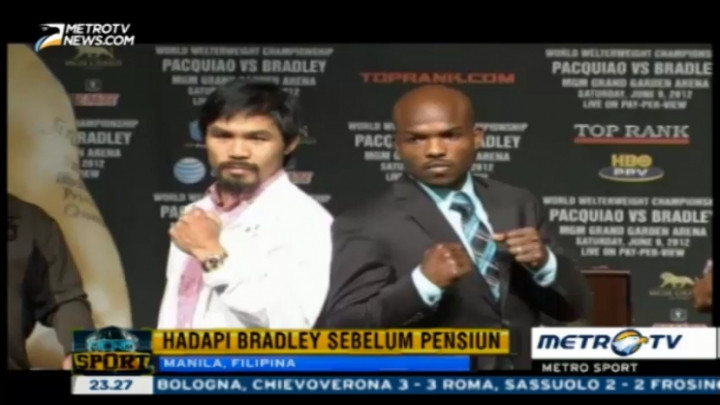 April, Pacquiao akan Hadapi Bradley Sebelum Pensiun
