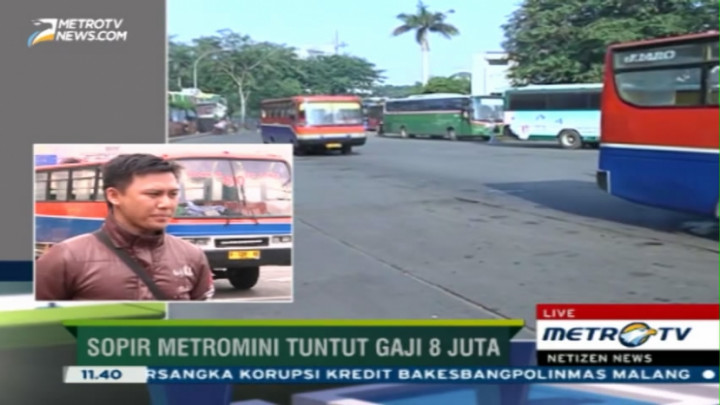 Tawaran Gaji Rp 6,2 Juta untuk Sopir Metro Mini Sudah Layak  