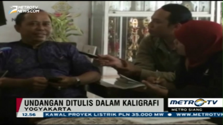 Wah, Pria Ini Tulis Ribuan Undangan Penobatan Paku Alam X