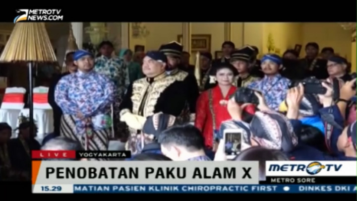 Begini Prosesi Kirab Agung Jumeneng Paku Alam X