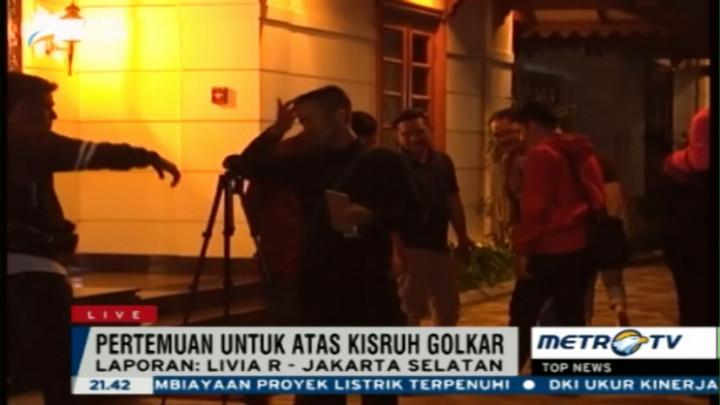 Poros Muda Golkar Temui BJ Habibie