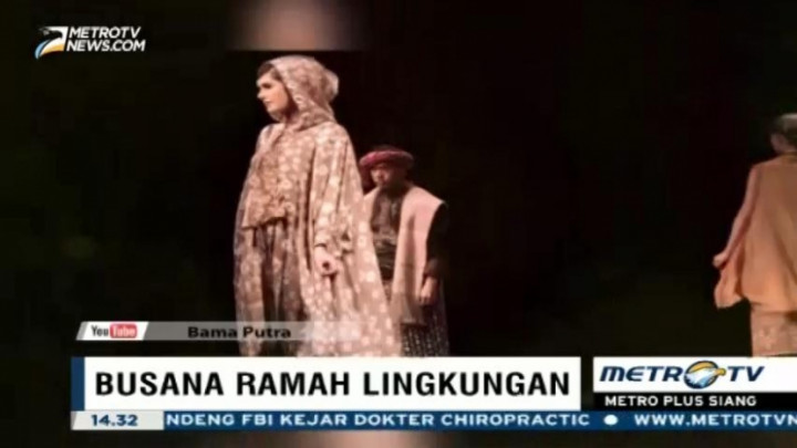 Busana Karya Anak Negeri Ini Terbuat dari Bahan Ramah Lingkungan
