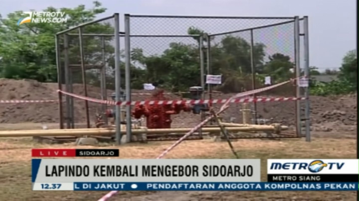  Lokasi Persiapan Pengeboran Lapindo Sepi Aktivitas 