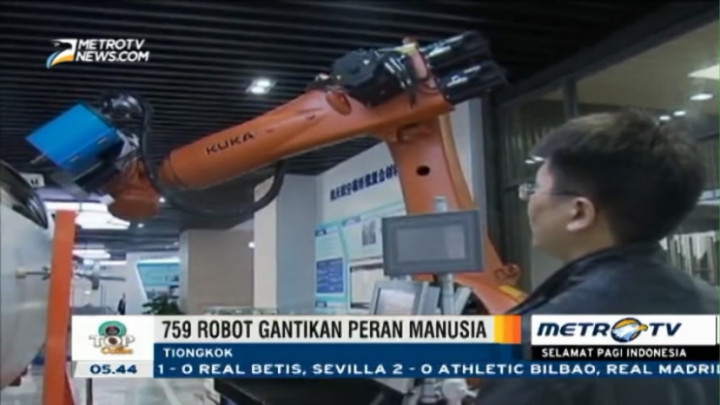 759 Robot Gantikan Peran Manusia, Ekonomi Tiongkok Meningkat