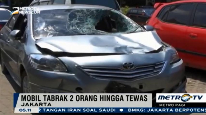 Polisi Tetapkan Pengemudi Vios sebagai Tersangka