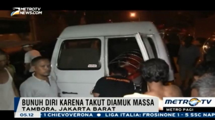 Kepergok Warga, Seorang Pelaku Curanmor Tewas Bunuh Diri