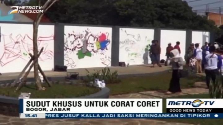 Kurangi Vandalisme, Bogor Ciptakan Taman Corat-coret