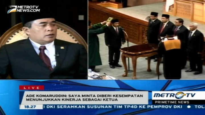 Jadi Ketua DPR, Ade Komarudin Tak Mau Terganggu Oleh Berbagai Isu 