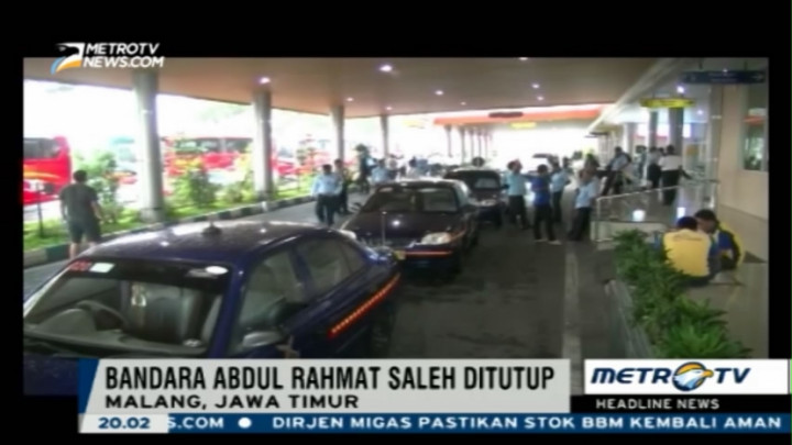 Bandara Abdul Rahman Saleh Kembali Ditutup