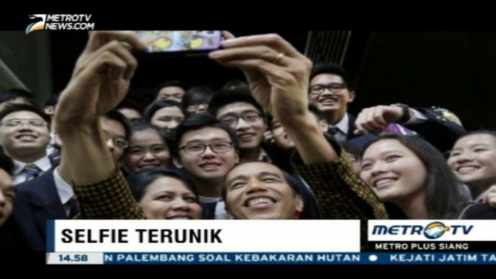 Selfie Unik Presiden Indonesia