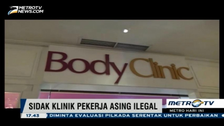 Dinkes dan Imigrasi Gerebek Klinik Asing di Jakarta Selatan
