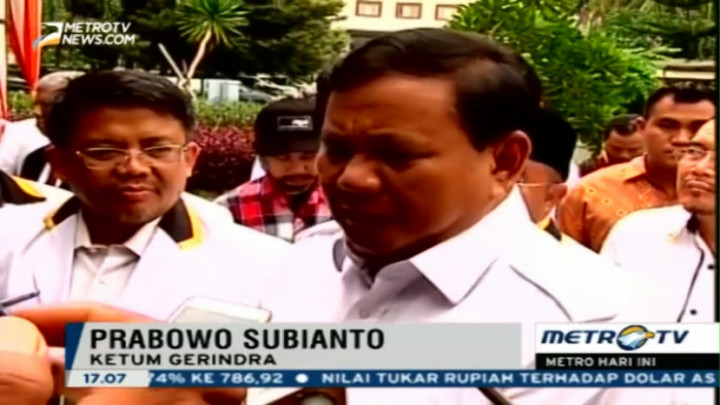 Prabowo Hadiri Rakornas PKS 