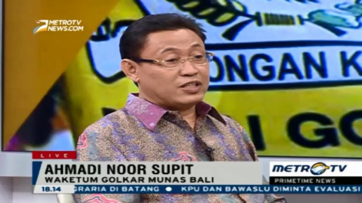 Ahmadi Noor Supit: Tanda Konflik Golkar akan Selesai Sudah Terlihat