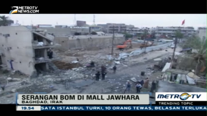 ISIS Bom Sebuah Mall di Irak, 18 Tewas