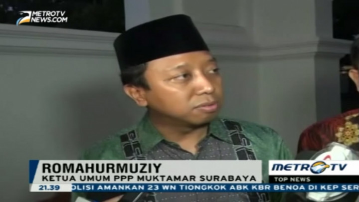 Romahurmuziy Tegaskan Muktamar Islah Solusi Konflik PPP