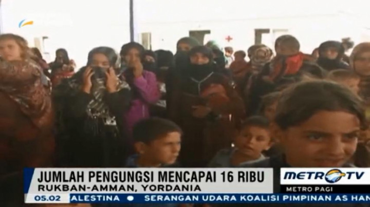 Jumlah Pengungsi Suriah di Yordania Meningkat