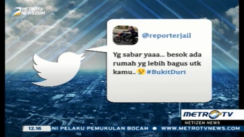 Respon Netizen Terkait Penggusuran Bukit Duri