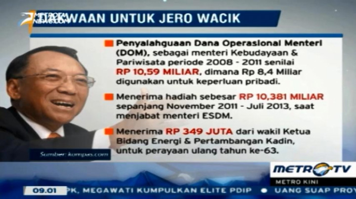 JK akan Beri Kesaksian dalam Sidang Kasus Jero Wacik