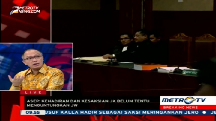 Pengamat: Kesaksian JK Belum Tentu Menguntungkan JW