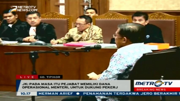 JK: Dana Operasional Menteri Bisa Digunakan Secara Leluasa