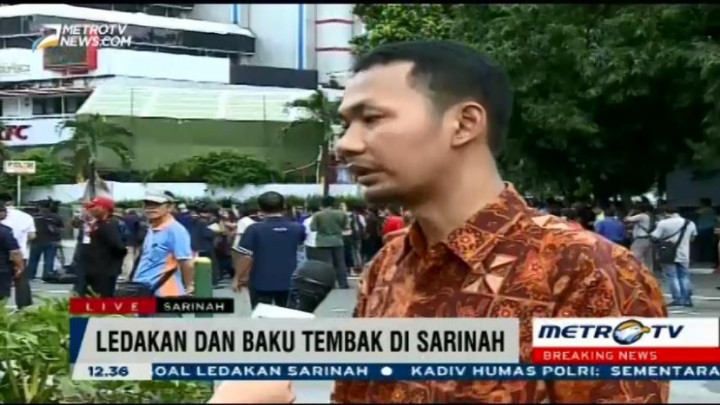 Ledakan Sarinah, Pengamat: Serangan Dilakukan Secara Simultan