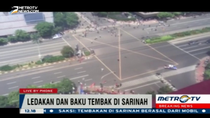 Pelaku Ledakan Bom di Sarinah Diduga Lebih Dari 6 Orang