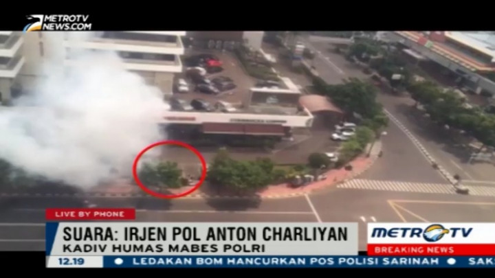 Polisi Buru Pelaku Serangan di Sarinah yang Kabur