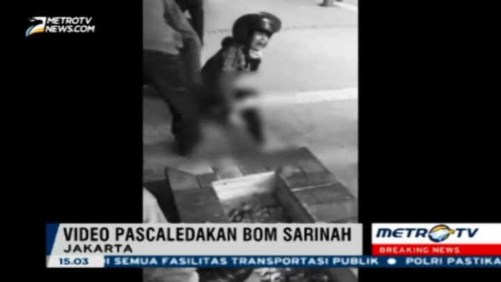 Korban Luka Ledakan Sarinah Menangis Histeris