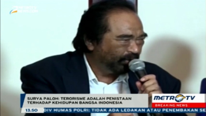 Surya Paloh: NasDem Mengutuk Teror Bom di Sarinah