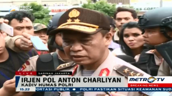 Ledakan Sarinah, Polisi: Terduga Pelaku Meniru Aksi Teror di Paris 