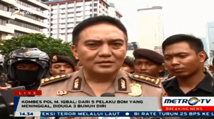 Pascaserangan di Jalan Thamrin, Polisi Imbau Warga Tetap Tenang 