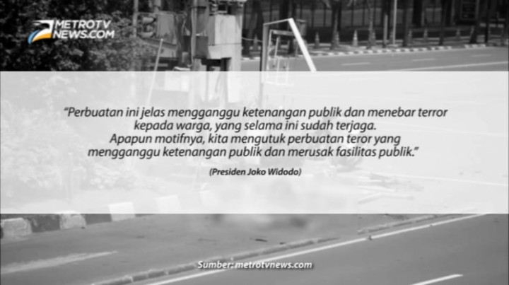 Rangkuman Keterangan Pascaledakan di Sarinah