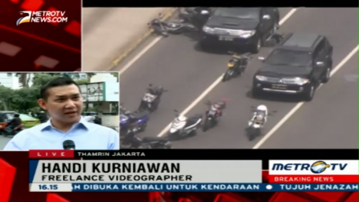 Teror di Sarinah, Saksi Mata: Pelaku Terlihat Tenang dan Profesional