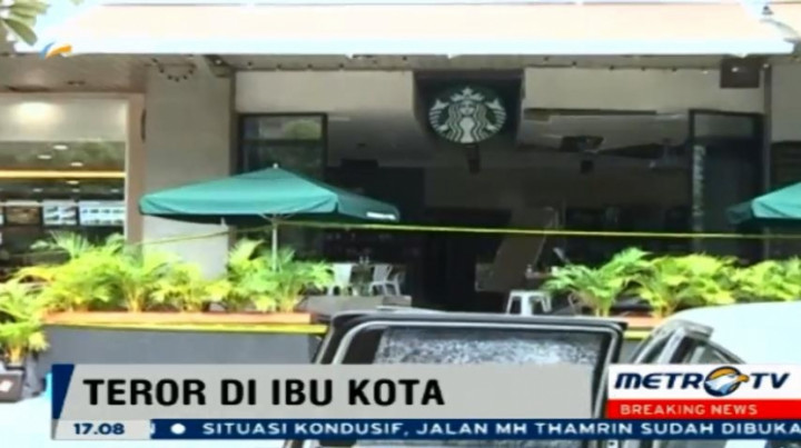 Situasi Terkini di Lokasi Ledakan Sarinah