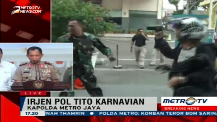 Kronologi Ledakan Bom Sarinah Menurut Kapolda Metro