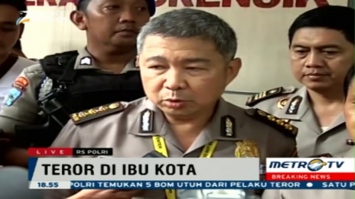 Polisi akan Segera Rilis Wajah 7 Korban Tewas Teror Sarinah 