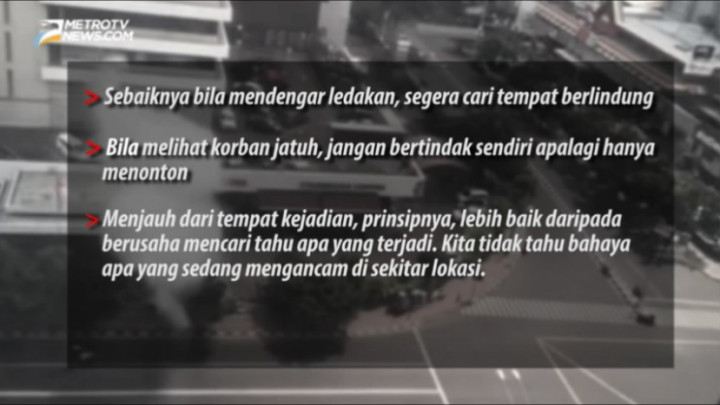 Lakukan Hal Ini Bila Terjebak Serangan Teror