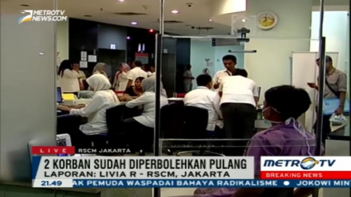 3 Korban Bom Sarinah Diperbolehkan Pulang dari RSCM